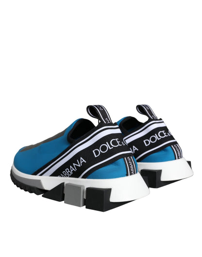 Dolce & Gabbana Blue Logo Low Top Sorrento Men Sneakers Shoes - SMARTMARTNZ