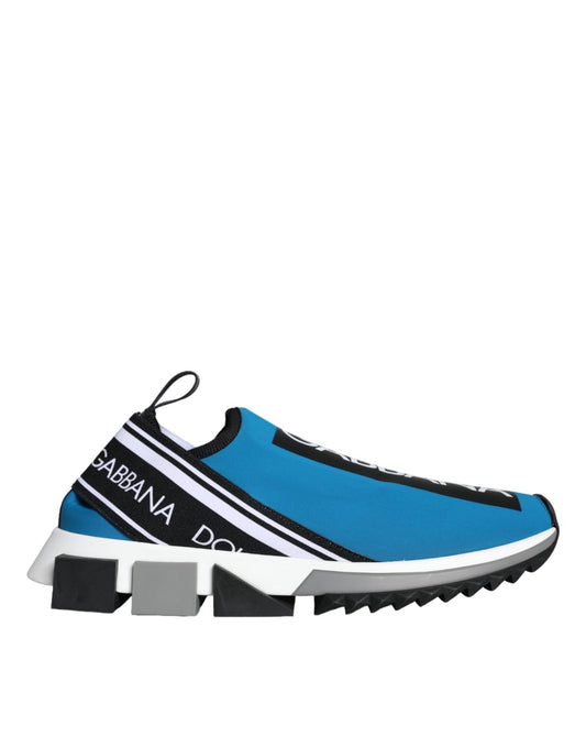 Dolce & Gabbana Blue Logo Low Top Sorrento Men Sneakers Shoes - SMARTMARTNZ