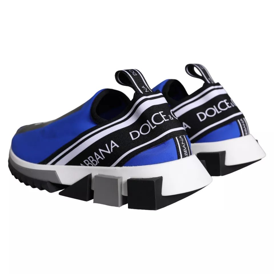 Dolce & Gabbana Blue Logo Low Top Sorrento Sneakers Shoes - SMARTMARTNZ