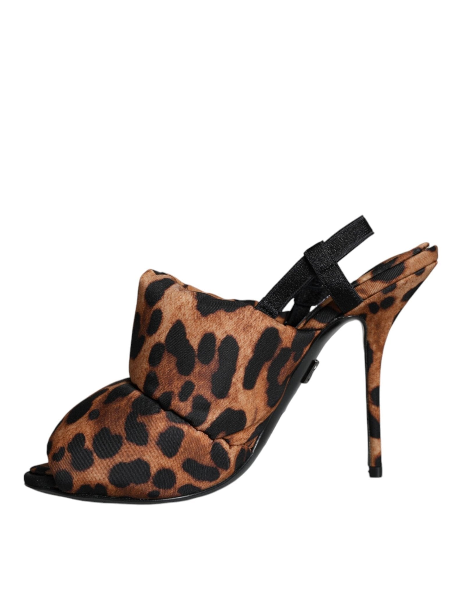 Dolce & Gabbana Brown Leopard Keira Slingback Sandals Shoes - SMARTMARTNZ