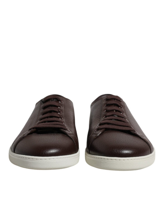 Dolce & Gabbana Brown Low Top Men Saint Tropez Sneakers Shoes - SMARTMARTNZ