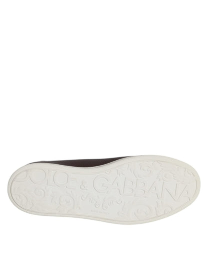 Dolce & Gabbana Brown Low Top Men Saint Tropez Sneakers Shoes - SMARTMARTNZ