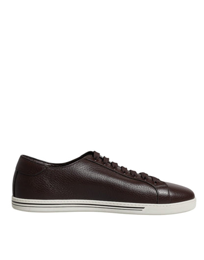 Dolce & Gabbana Brown Low Top Men Saint Tropez Sneakers Shoes - SMARTMARTNZ
