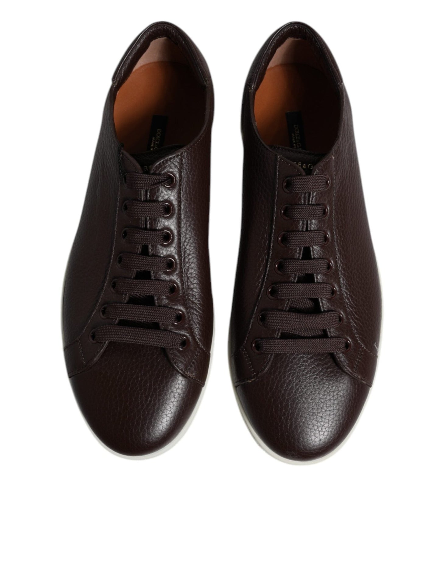 Dolce & Gabbana Brown Low Top Men Saint Tropez Sneakers Shoes - SMARTMARTNZ