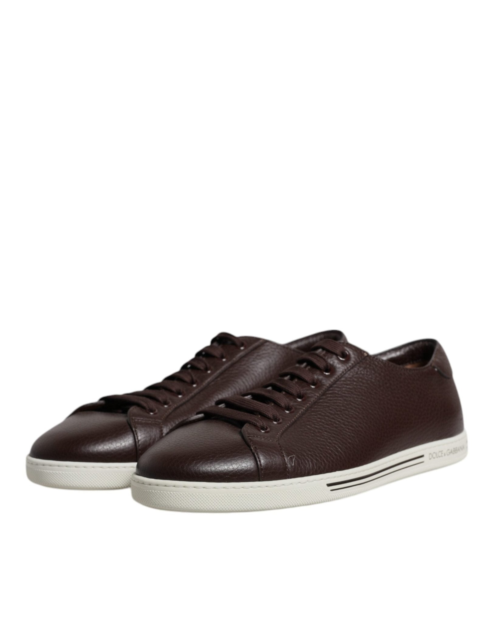 Dolce & Gabbana Brown Low Top Men Saint Tropez Sneakers Shoes - SMARTMARTNZ