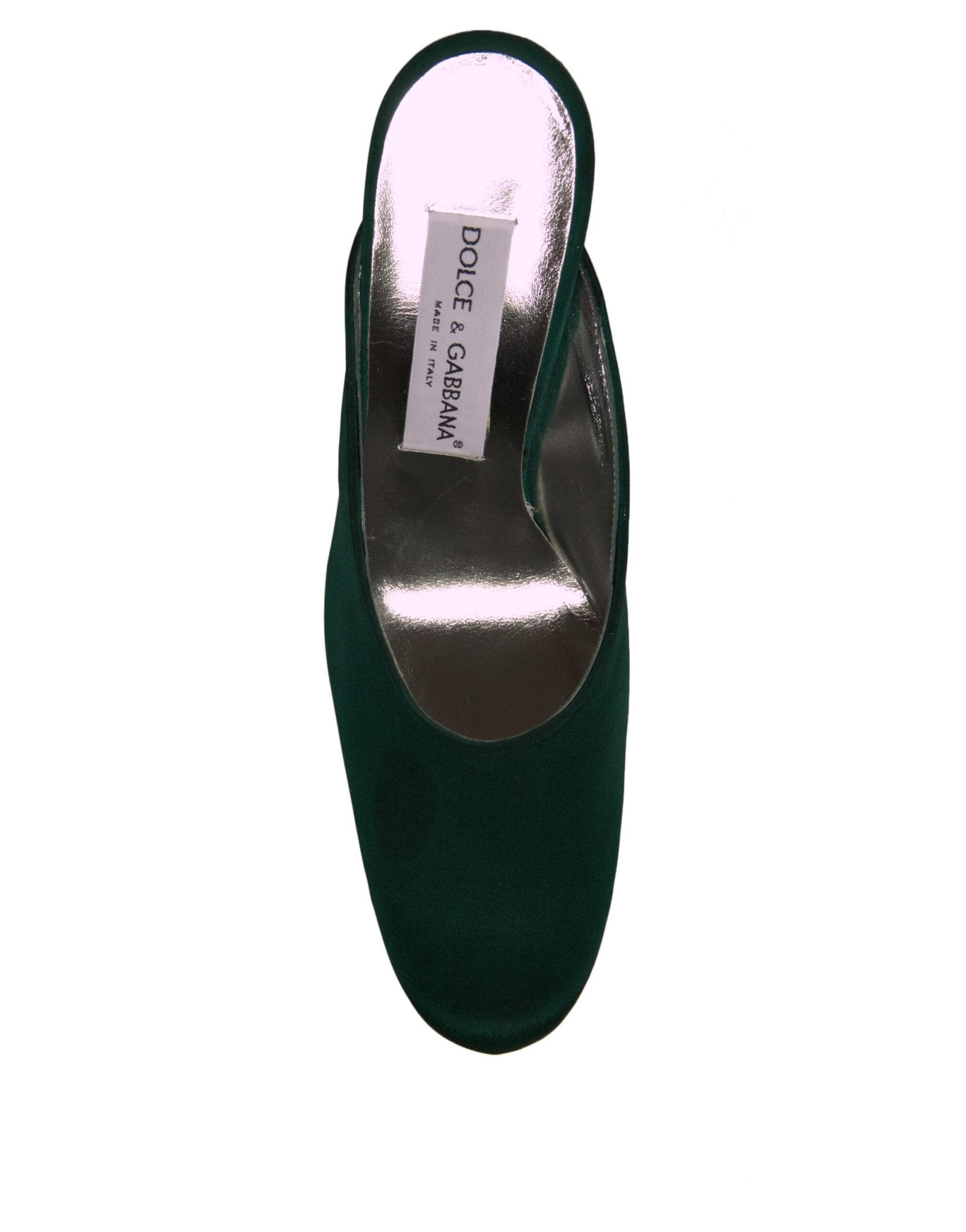 Dolce & Gabbana Green Suede Leather High Heel Pumps Shoes - SMARTMARTNZ