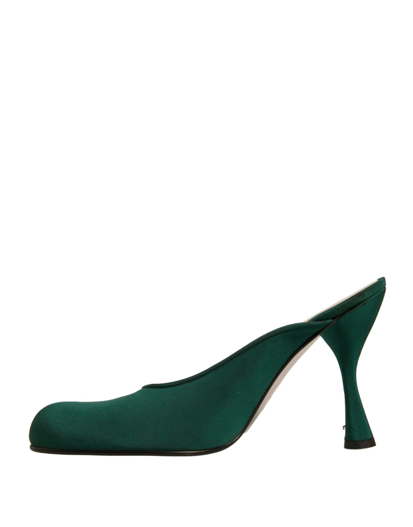 Dolce & Gabbana Green Suede Leather High Heel Pumps Shoes - SMARTMARTNZ