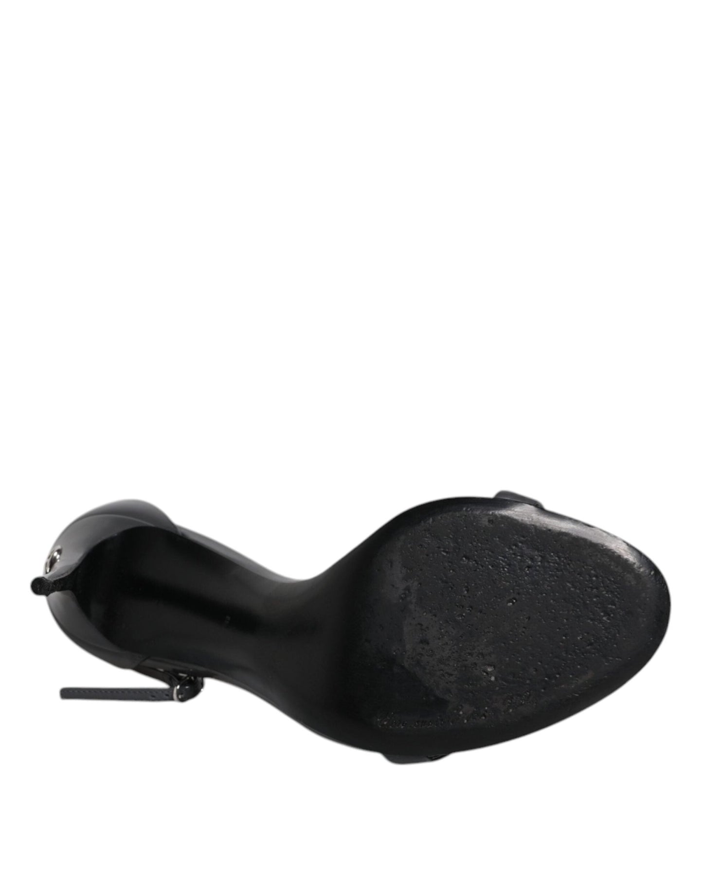 Dolce & Gabbana Grey Leather Ankle Strap Heel Sandals Shoes - SMARTMARTNZ