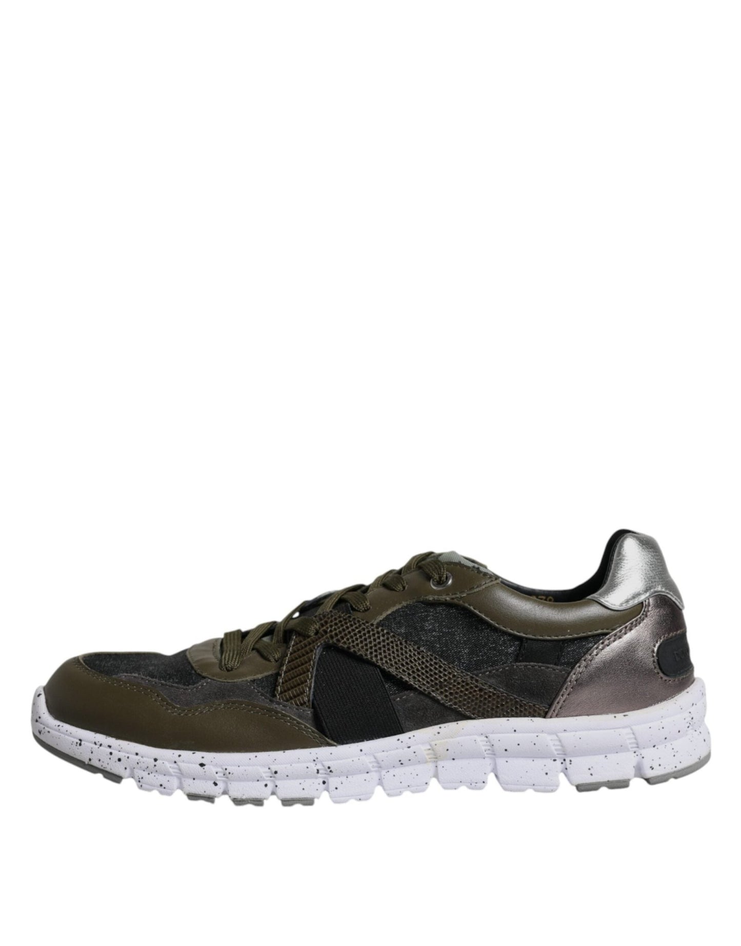 Dolce & Gabbana Multicolor Canvas Leather Low Top Sneaker Shoes - SMARTMARTNZ
