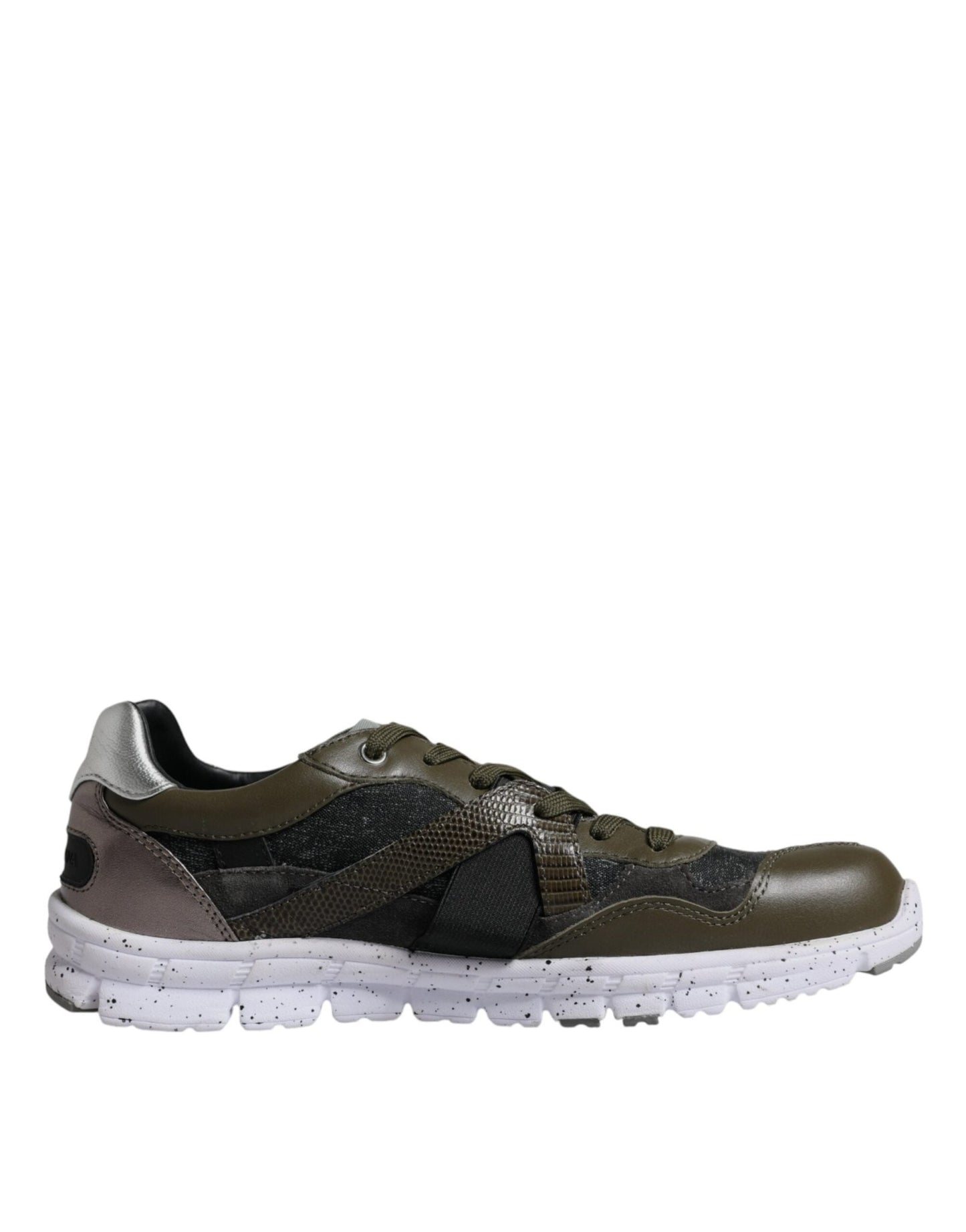 Dolce & Gabbana Multicolor Canvas Leather Low Top Sneaker Shoes - SMARTMARTNZ