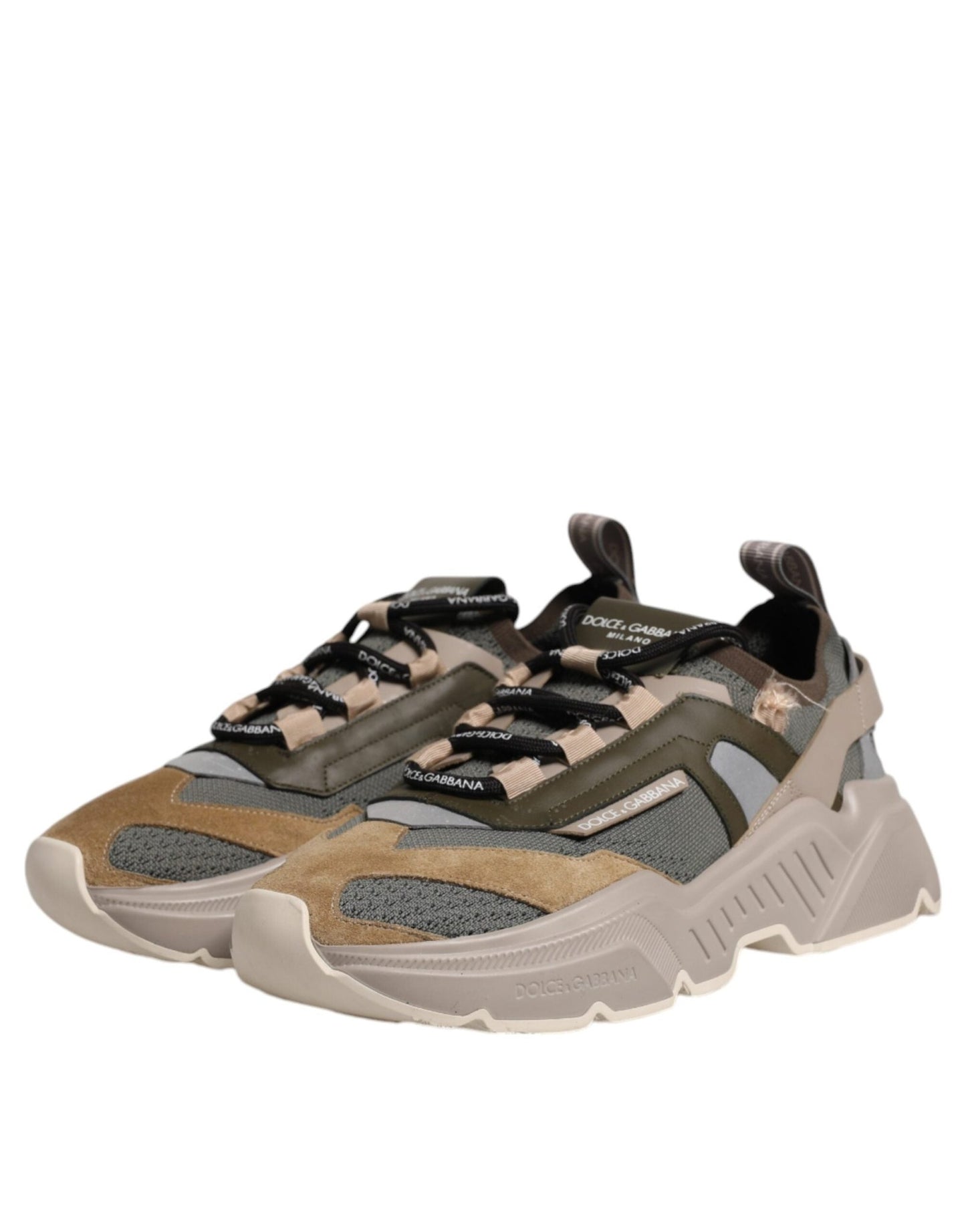 Dolce & Gabbana Multicolor Daymaster Low Top Sneakers Shoes - SMARTMARTNZ
