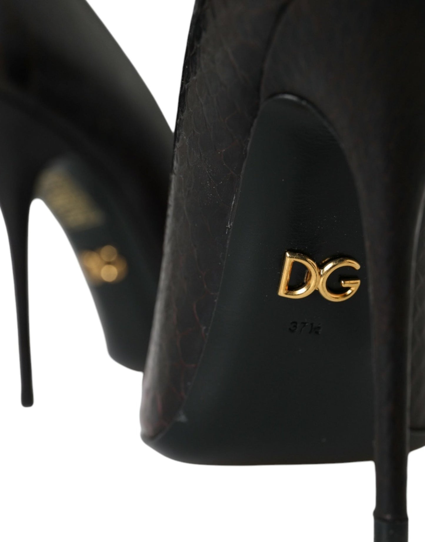 Dolce & Gabbana Multicolor Exotic Leather Heels Pumps Shoes - SMARTMARTNZ