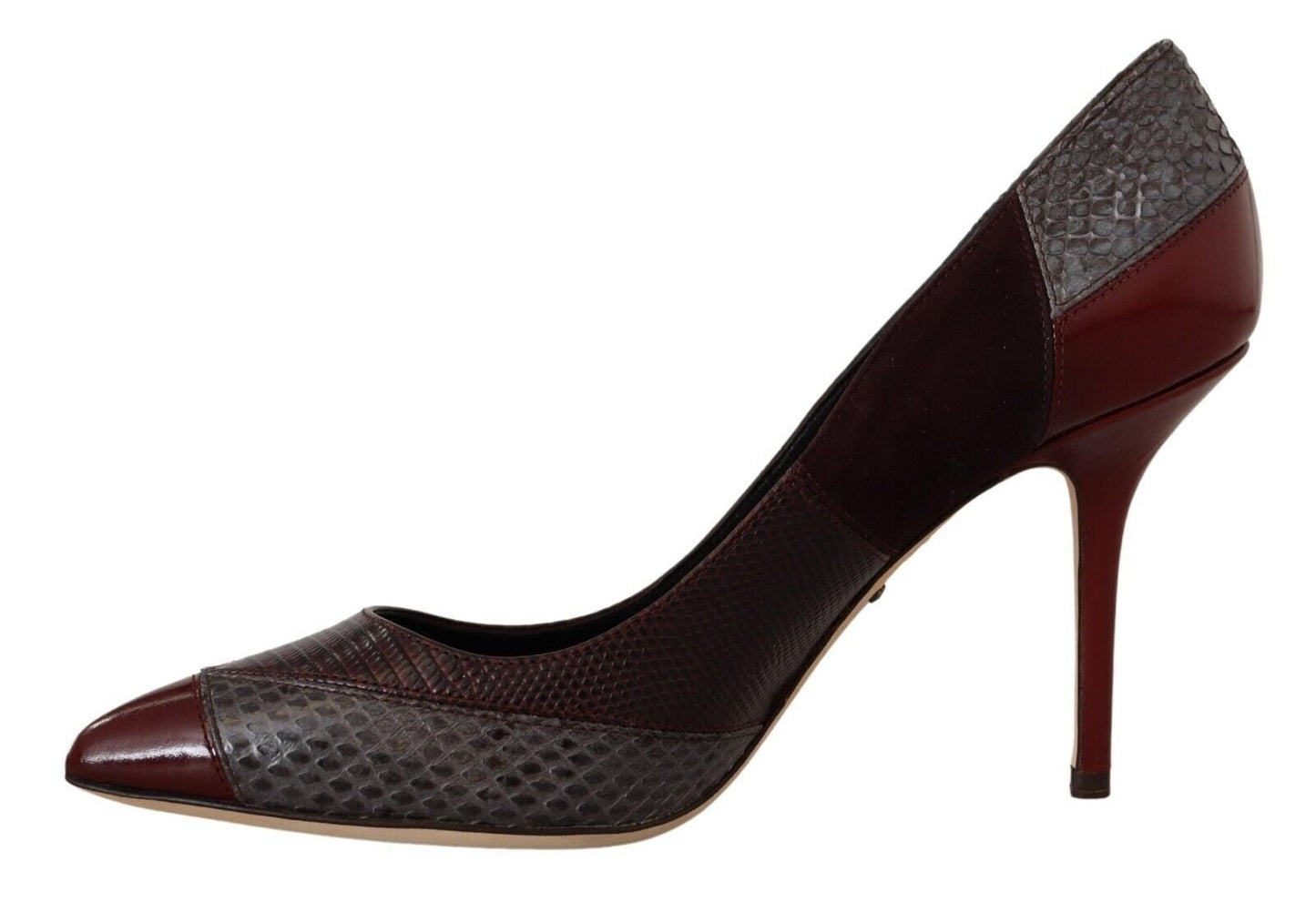Dolce & Gabbana Multicolor Exotic Leather Heels Pumps Shoes - SMARTMARTNZ