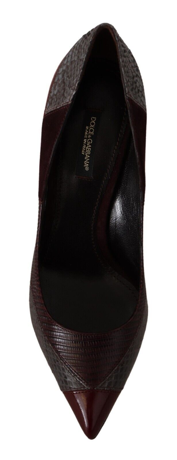 Dolce & Gabbana Multicolor Exotic Leather Heels Pumps Shoes - SMARTMARTNZ