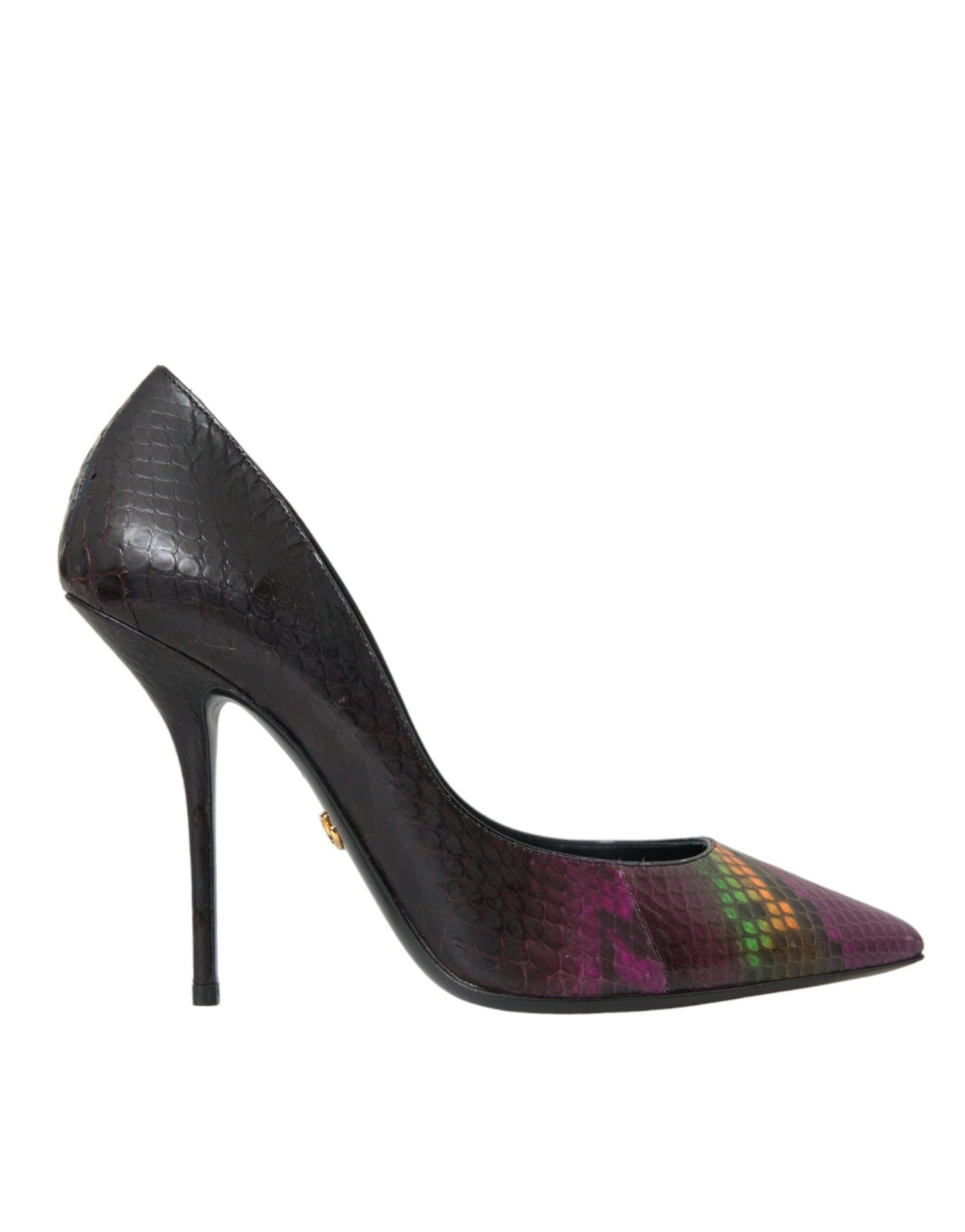 Dolce & Gabbana Multicolor Exotic Leather Heels Pumps Shoes - SMARTMARTNZ