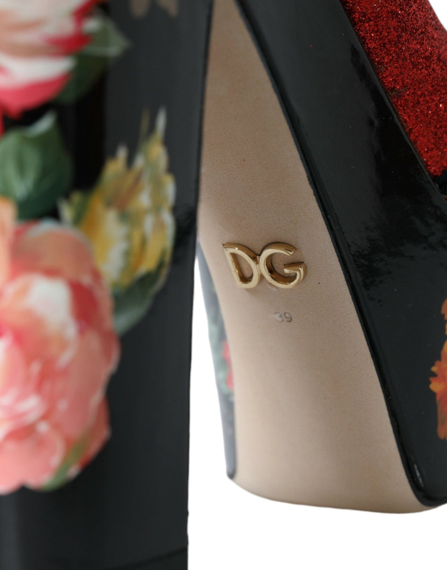 Dolce & Gabbana Multicolor Floral Crystal Platform Sandals Shoes - SMARTMARTNZ