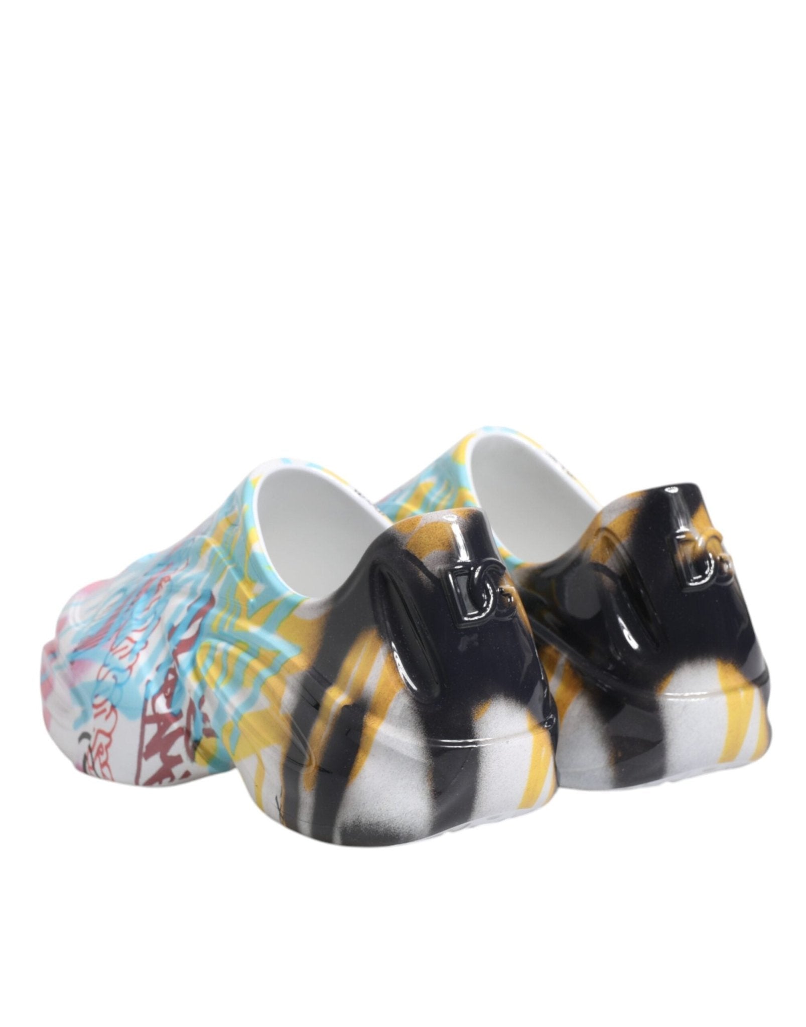 Dolce & Gabbana Multicolor Graffiti Daymaster Sneakers Shoes - SMARTMARTNZ