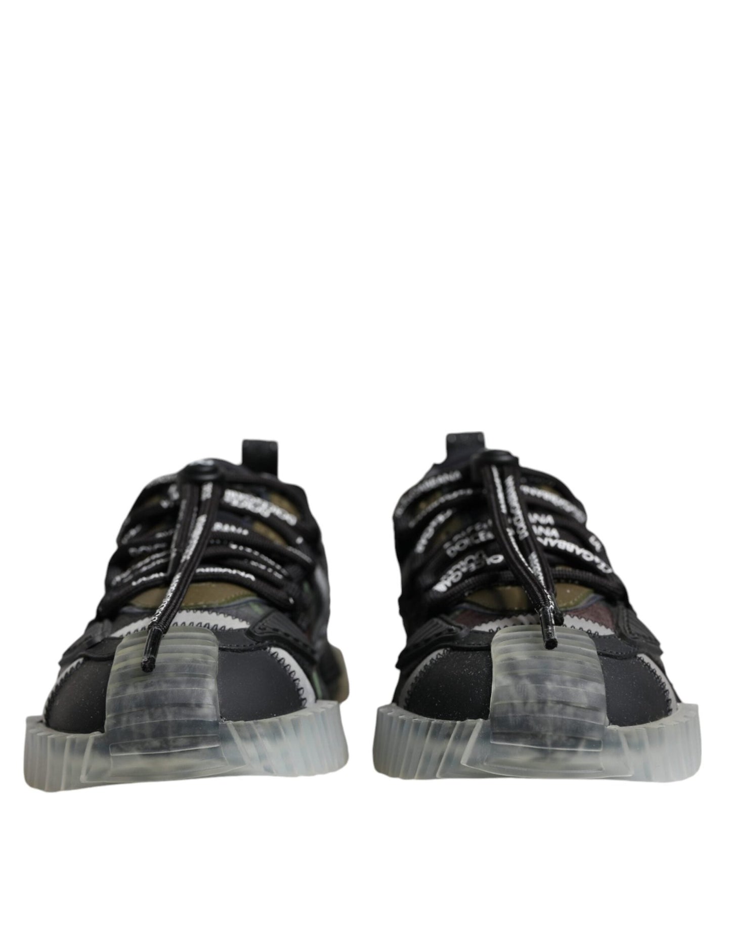 Dolce & Gabbana Multicolor Lace Up Low Top NS1 Sneakers Shoes - SMARTMARTNZ