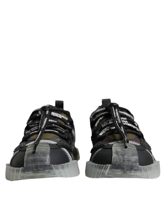 Dolce & Gabbana Multicolor Lace Up Low Top NS1 Sneakers Shoes - SMARTMARTNZ