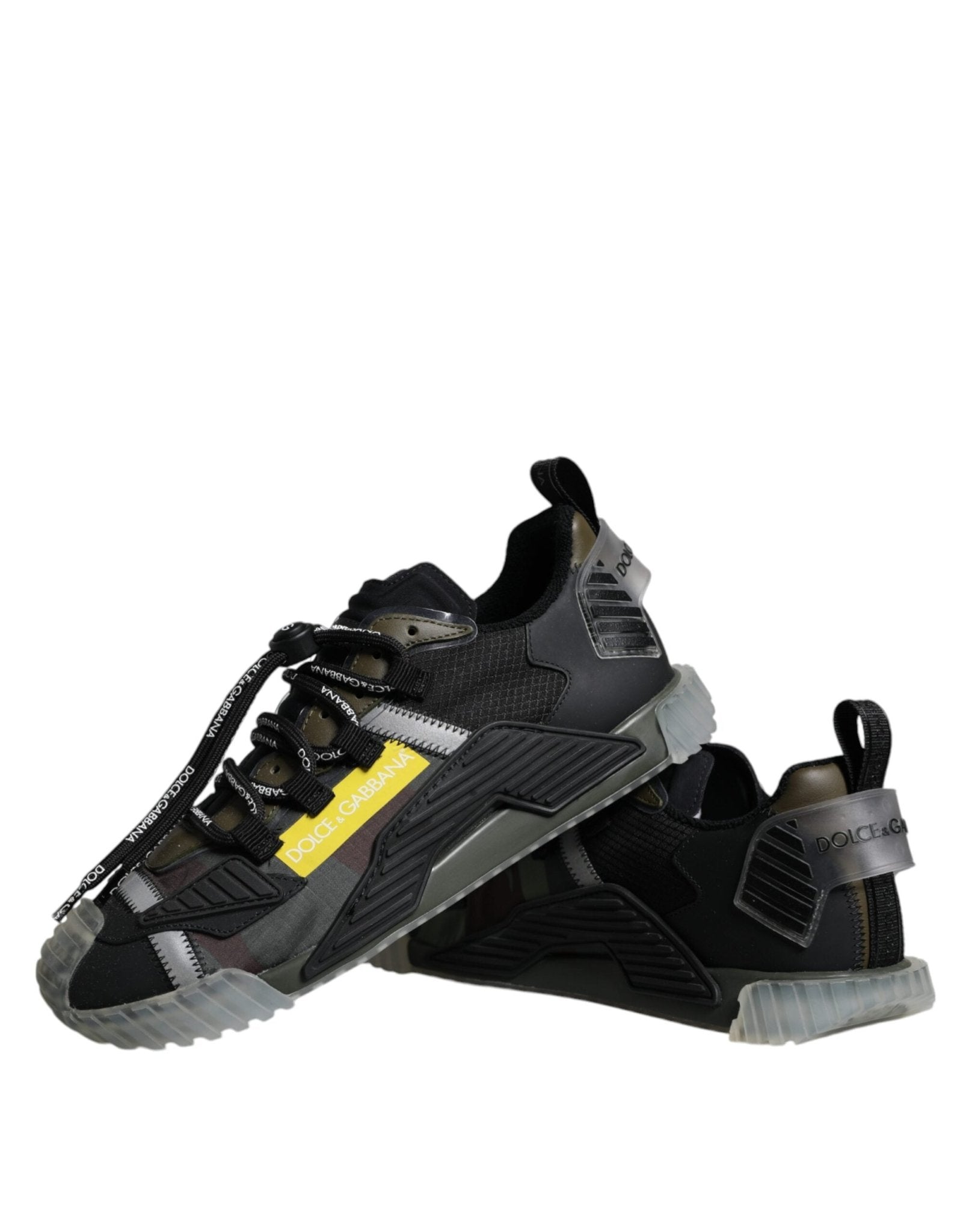 Dolce & Gabbana Multicolor Lace Up Low Top NS1 Sneakers Shoes - SMARTMARTNZ