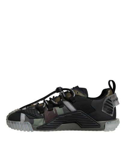 Dolce & Gabbana Multicolor Lace Up Low Top NS1 Sneakers Shoes - SMARTMARTNZ
