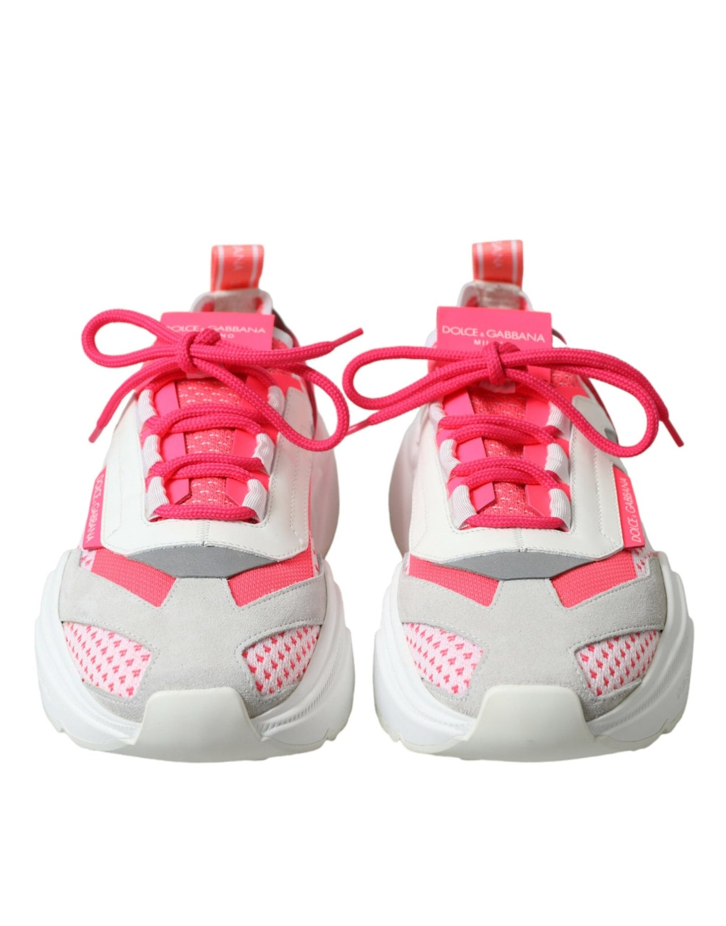 Dolce & Gabbana Multicolor Leather Daymaster Low Top Sneakers Shoes - SMARTMARTNZ
