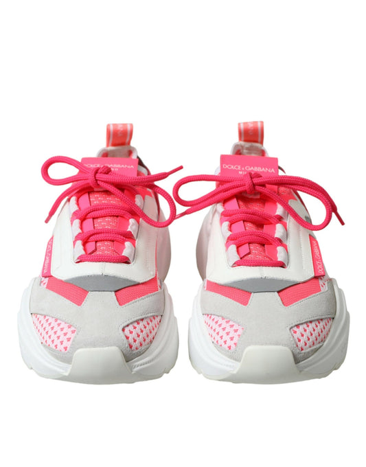 Dolce & Gabbana Multicolor Leather Daymaster Low Top Sneakers Shoes - SMARTMARTNZ