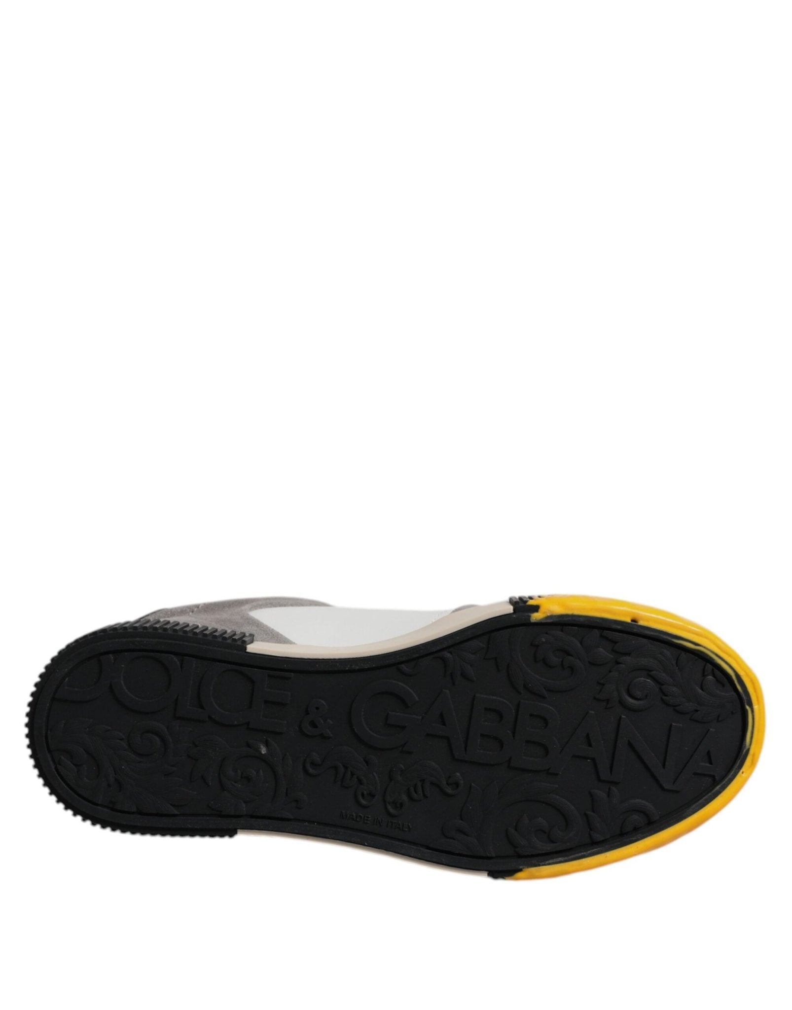 Dolce & Gabbana Multicolor Leather DNA Low Top Sneakers Shoes - SMARTMARTNZ