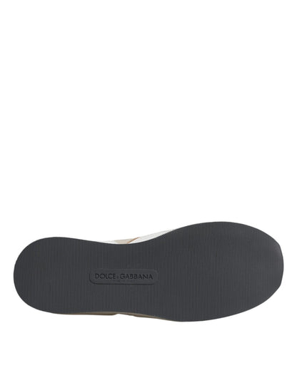 Dolce & Gabbana Multicolor Leather Low Top Sneakers Shoes - SMARTMARTNZ