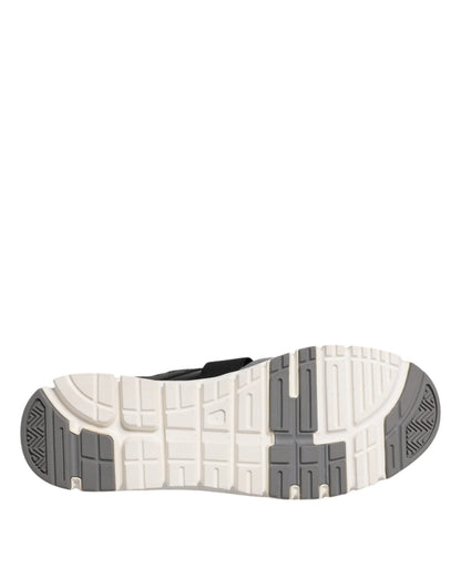 Dolce & Gabbana Multicolor Leather Suede Low Top Sneakers Shoes - SMARTMARTNZ