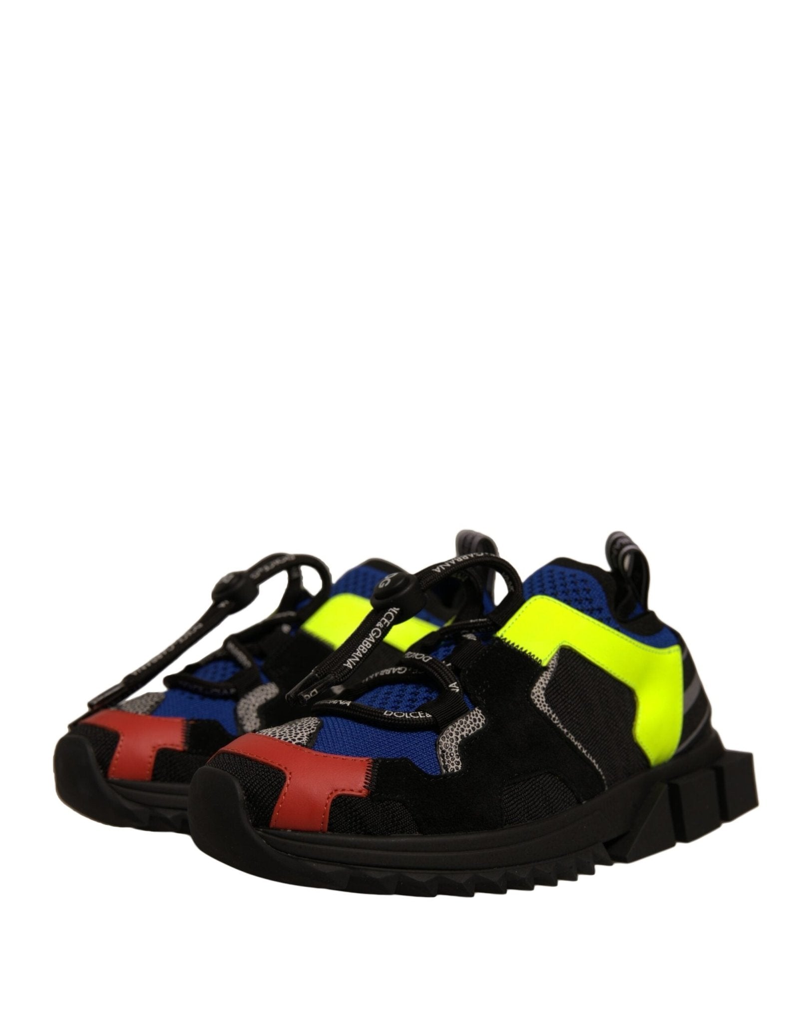 Dolce & Gabbana Multicolor Low Top Sorrento Sneakers Shoes - SMARTMARTNZ