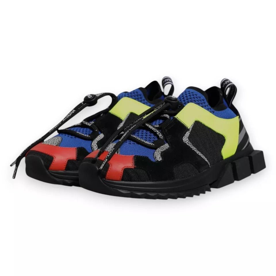 Dolce & Gabbana Multicolor Low Top Sorrento Sneakers Shoes - SMARTMARTNZ