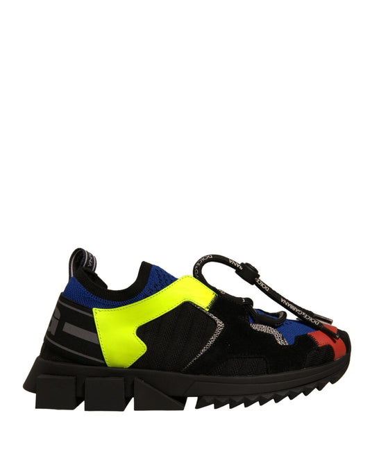 Dolce & Gabbana Multicolor Low Top Sorrento Sneakers Shoes - SMARTMARTNZ