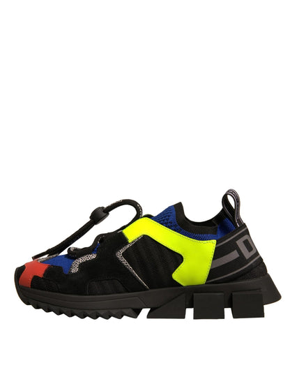 Dolce & Gabbana Multicolor Low Top Sorrento Sneakers Shoes - SMARTMARTNZ