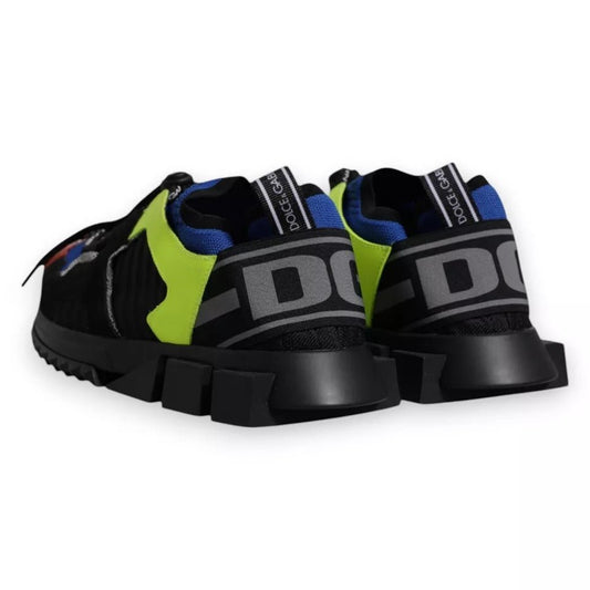 Dolce & Gabbana Multicolor Low Top Sorrento Sneakers Shoes - SMARTMARTNZ