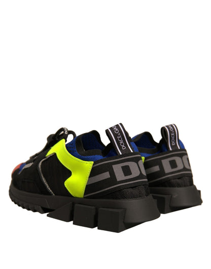 Dolce & Gabbana Multicolor Low Top Sorrento Sneakers Shoes - SMARTMARTNZ