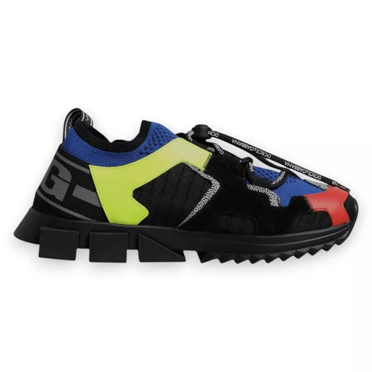 Dolce & Gabbana Multicolor Low Top Sorrento Sneakers Shoes - SMARTMARTNZ