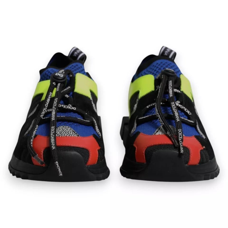 Dolce & Gabbana Multicolor Low Top Sorrento Sneakers Shoes - SMARTMARTNZ
