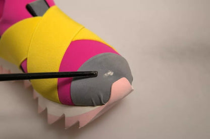 Dolce & Gabbana Multicolor Neoprene Elastic Ibiza Sneakers Shoes - SMARTMARTNZ