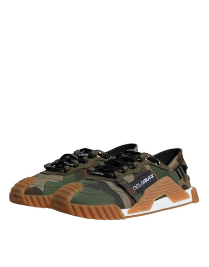 Dolce & Gabbana Multicolor NS1 Low Top Men Sneakers Shoes - SMARTMARTNZ