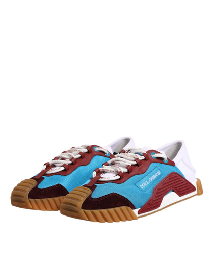 Dolce & Gabbana Multicolor Nylon NS1 Low Top Sneakers Shoes - SMARTMARTNZ
