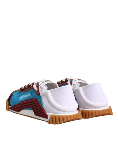 Dolce & Gabbana Multicolor Nylon NS1 Low Top Sneakers Shoes - SMARTMARTNZ