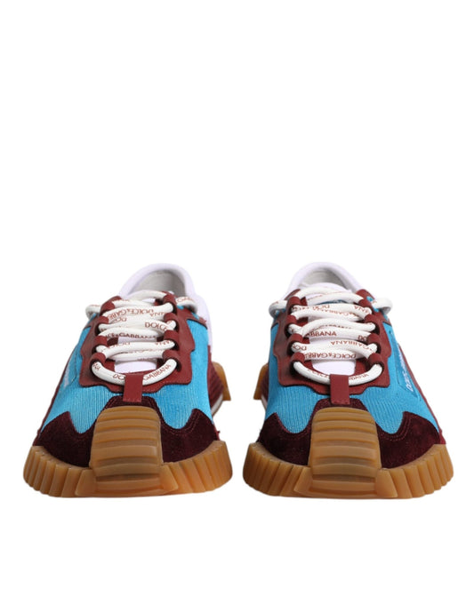 Dolce & Gabbana Multicolor Nylon NS1 Low Top Sneakers Shoes - SMARTMARTNZ