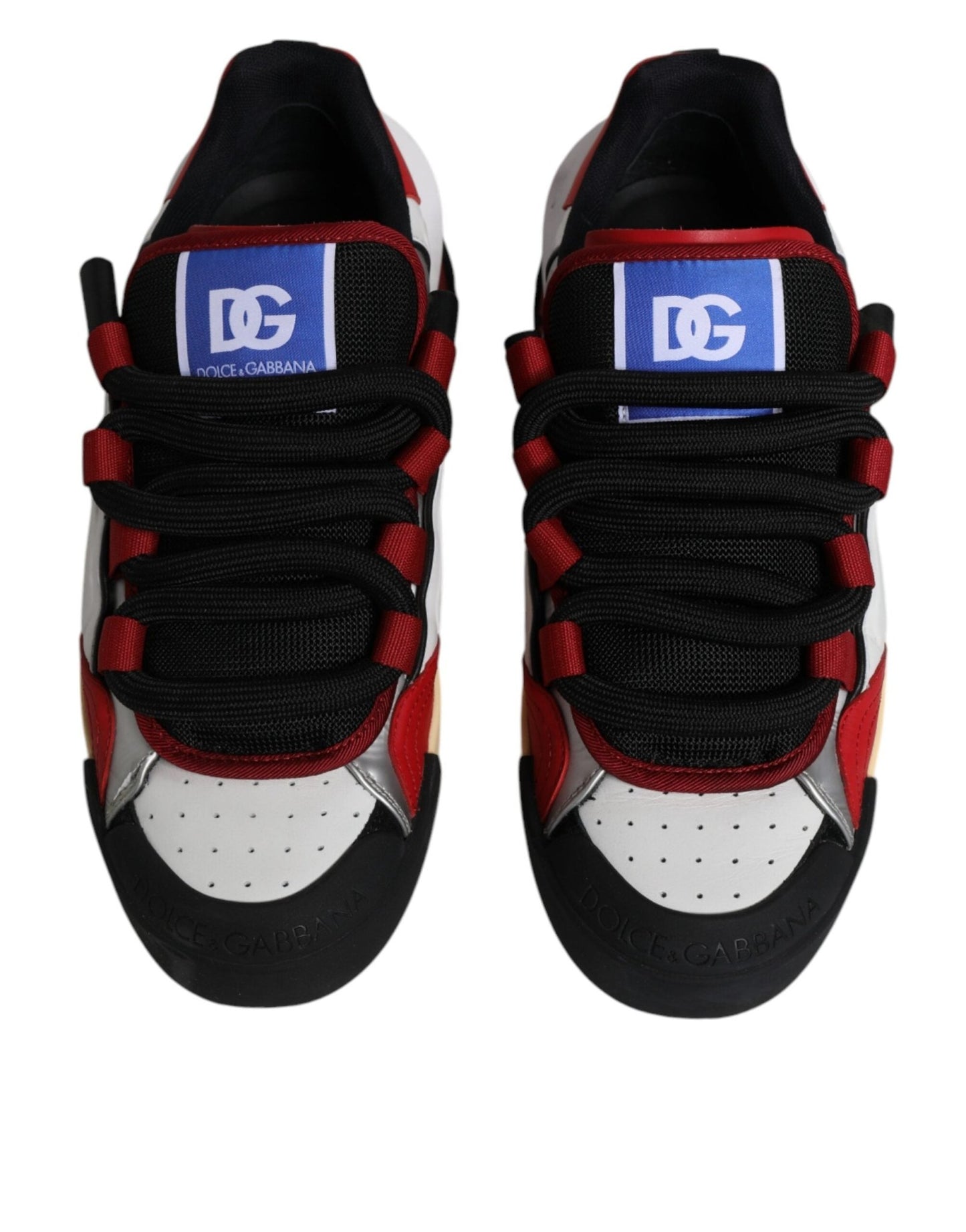 Dolce & Gabbana Multicolor Portofino Space Sneakers Shoes - SMARTMARTNZ
