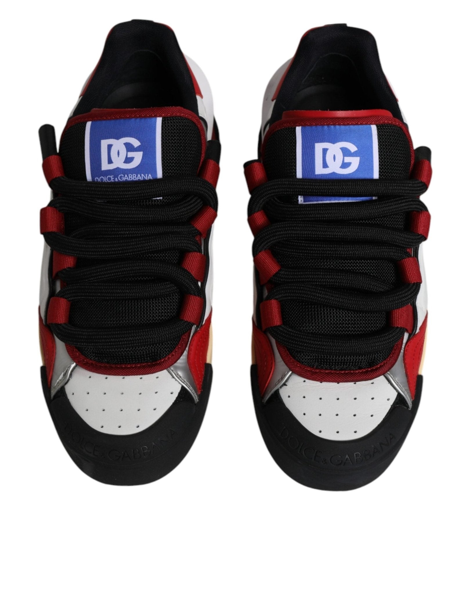 Dolce & Gabbana Multicolor Portofino Space Sneakers Shoes - SMARTMARTNZ