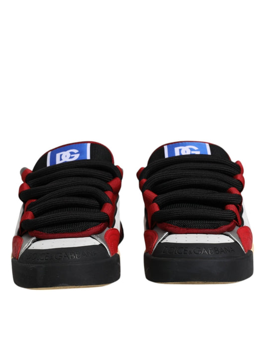 Dolce & Gabbana Multicolor Portofino Space Sneakers Shoes - SMARTMARTNZ