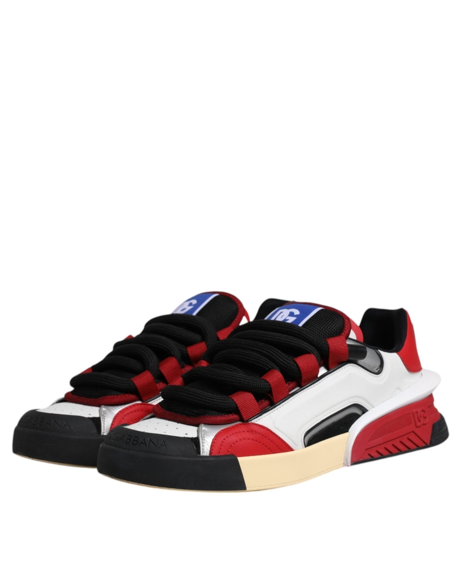 Dolce & Gabbana Multicolor Portofino Space Sneakers Shoes - SMARTMARTNZ