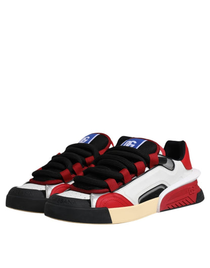 Dolce & Gabbana Multicolor Portofino Space Sneakers Shoes - SMARTMARTNZ
