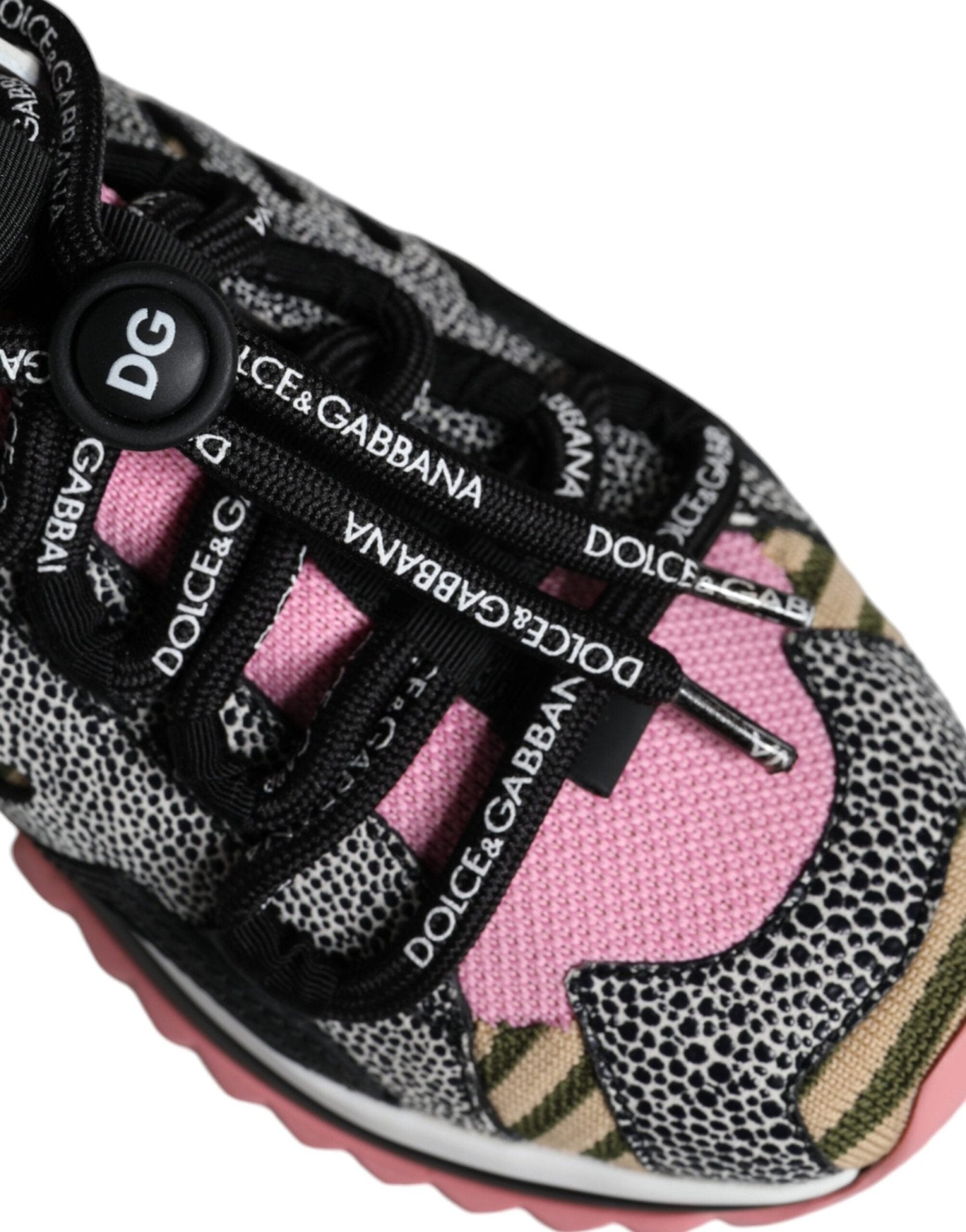 Dolce & Gabbana Multicolor Sorrento Socks Logo Sneakers Shoes - SMARTMARTNZ