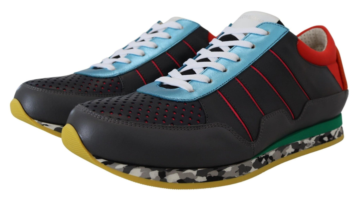 Dolce & Gabbana Multicolor Sport Low Top Shoes Sneakers - SMARTMARTNZ
